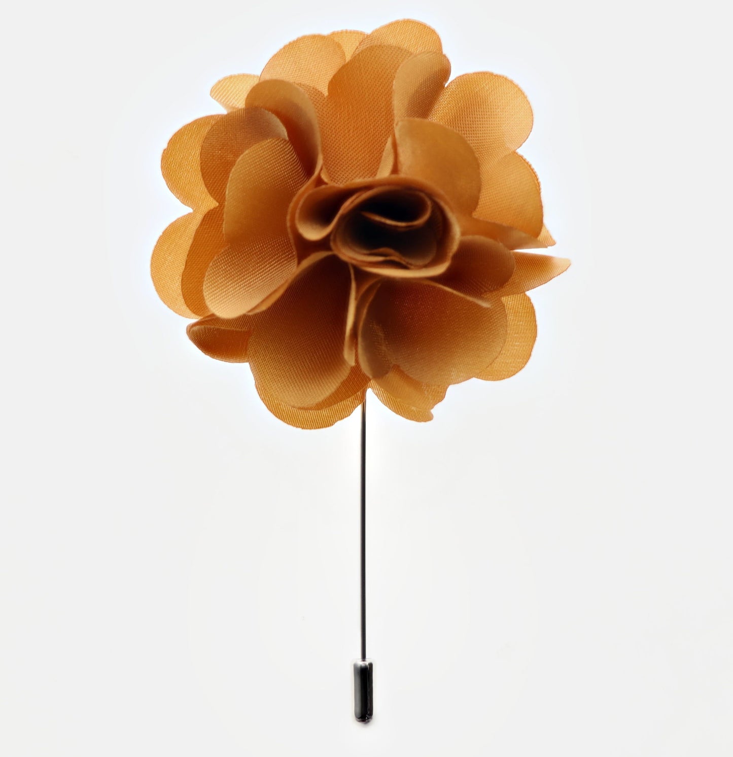 Vittorio Vico Unisex Satin Stick Flower Lapel Pin