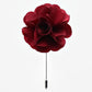 Vittorio Vico Unisex Satin Stick Flower Lapel Pin