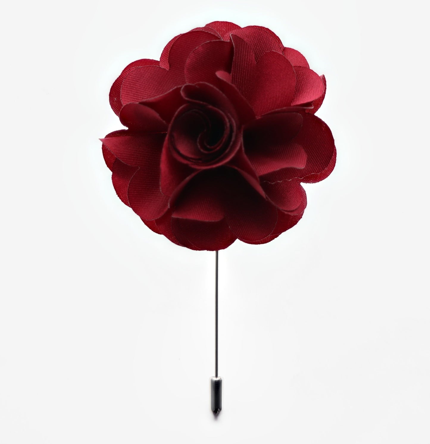 Vittorio Vico Unisex Satin Stick Flower Lapel Pin