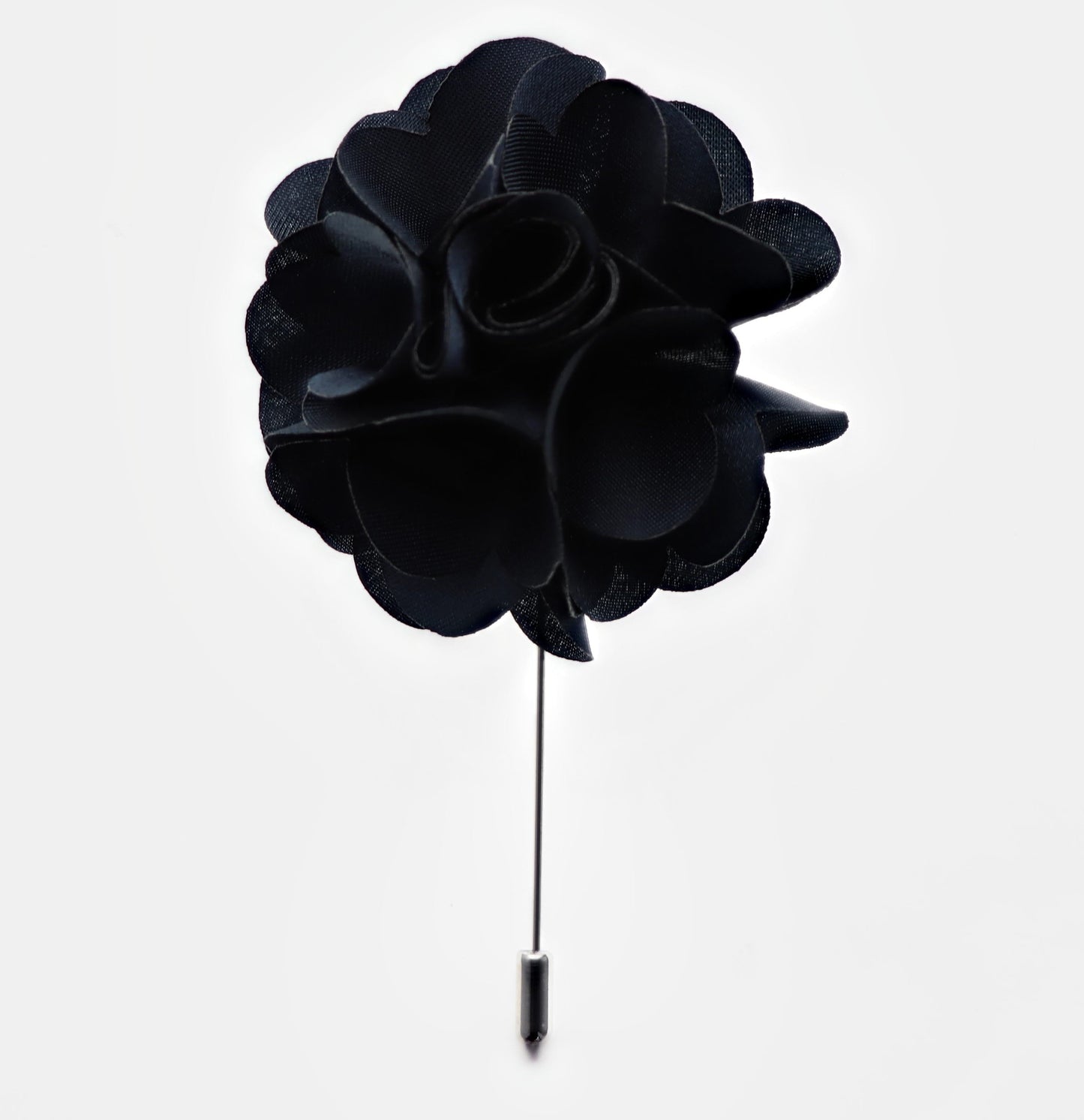 Vittorio Vico Unisex Satin Stick Flower Lapel Pin