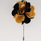 Vittorio Vico Unisex Satin Stick Flower Lapel Pin - lapelstick - TT - F025 - Classy Cufflinks