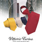 Vittorio Farina Solid Satin Zipper Ties Multipacks - N - ZIPPER - 4_FALL1 - Classy Cufflinks