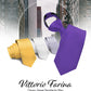 Vittorio Farina Solid Satin Zipper Ties Multipacks - N - ZIPPER - 4_SPRING1 - Classy Cufflinks