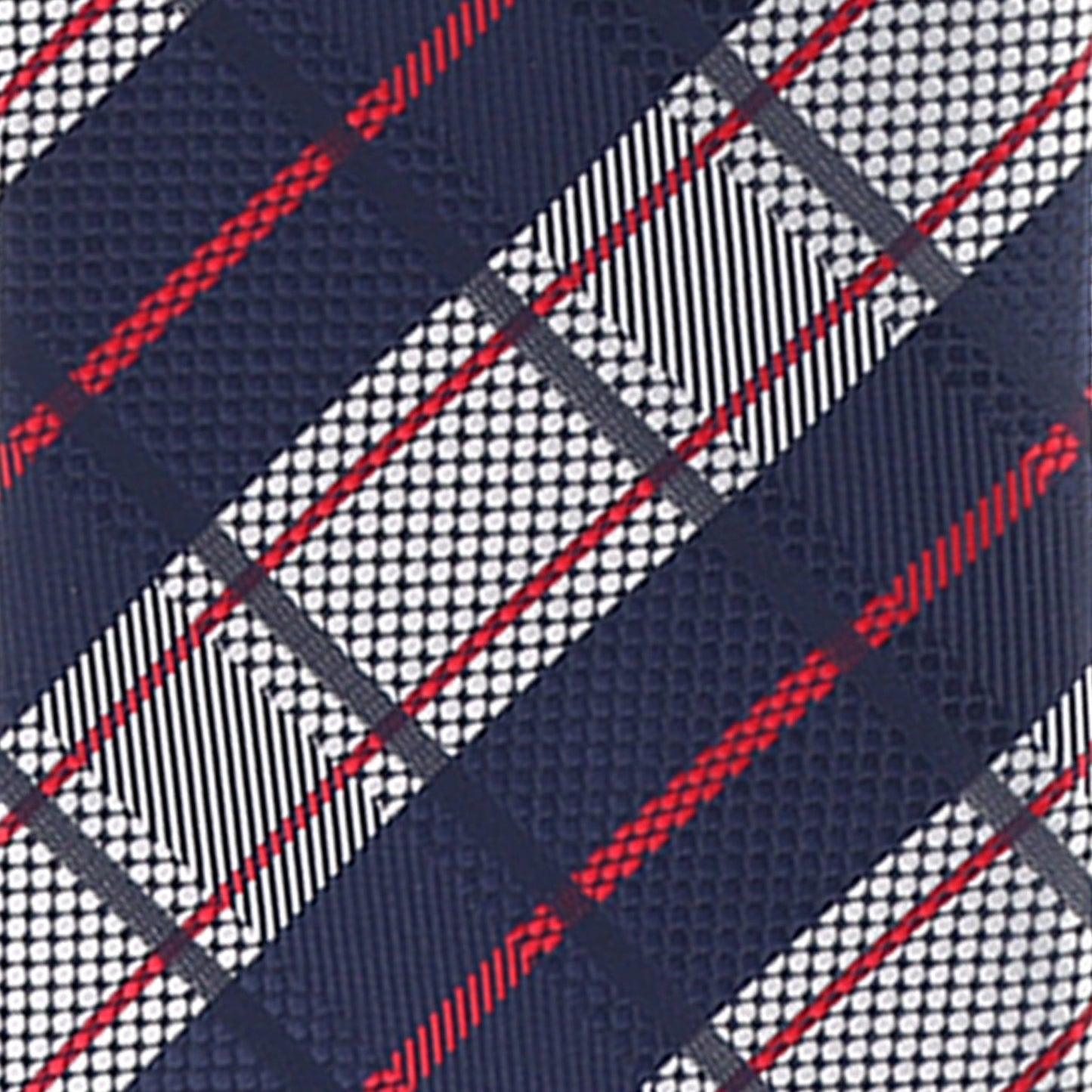 Vittorio Farina Geometric Designer Necktie & Pocket Square - NH-D-1261 - Classy Cufflinks