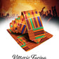 Vittorio Farina Kente Necktie & Pocket Square - NH - K_Kente #1 - Classy Cufflinks