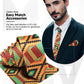 Vittorio Farina Kente Necktie & Pocket Square - NH - K_Kente #2 - Classy Cufflinks