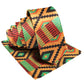 Vittorio Farina Kente Necktie & Pocket Square - NH - K_Kente #2 - Classy Cufflinks