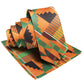 Vittorio Farina Kente Necktie & Pocket Square - NH - K_Kente #3 - Classy Cufflinks