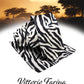 Vittorio Farina Kente Necktie & Pocket Square - NH - K_Zebra - Classy Cufflinks