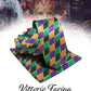 Vittorio Farina Mardi Gras Necktie & Handkerchief - NH - MG_MARDI #6 - Classy Cufflinks