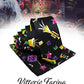 Vittorio Farina Mardi Gras Necktie & Handkerchief - NH - MG_MARDI #8 - Classy Cufflinks