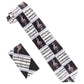 Vittorio Farina Musical Necktie by Classy Cufflinks - NH-MUS_MUSICAL NOTE_WHITE-BLACK-RED - Classy Cufflinks