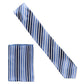 Vittorio Farina Skinny Designer Satin Necktie & Pocket Square - NH - SD - 0031 - Classy Cufflinks