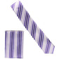 Vittorio Farina Skinny Designer Satin Necktie & Pocket Square - NH - SD - 0033 - Classy Cufflinks