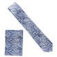 Vittorio Farina Skinny Designer Satin Necktie & Pocket Square - NH - SD - 0034 - Classy Cufflinks