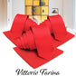 Vittorio Farina Solid Satin Necktie & Pocket Square Multipacks - NH - SOLID - 3_RED - Classy Cufflinks