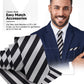 Vittorio Farina Striped Necktie & Pocket Square Multipacks - NH - ST - 3_BLACK - Classy Cufflinks