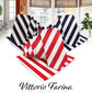 Vittorio Farina Striped Necktie & Pocket Square Multipacks - NH - ST - 3_WHITE - Classy Cufflinks