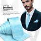 Vittorio Farina Woven Paisley Necktie & Pocket Square Multipacks - NH - WP - 3_BLUE - Classy Cufflinks