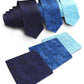 Vittorio Farina Woven Paisley Necktie & Pocket Square Multipacks - NH - WP - 3_BLUE - Classy Cufflinks