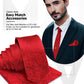 Vittorio Farina Woven Paisley Necktie & Pocket Square Multipacks - NH - WP - 3_RED - Classy Cufflinks