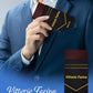 Vittorio Farina Flat Pre - Folded Pocket Square - PS - PREFOLD - FLAT_BROWN - Classy Cufflinks