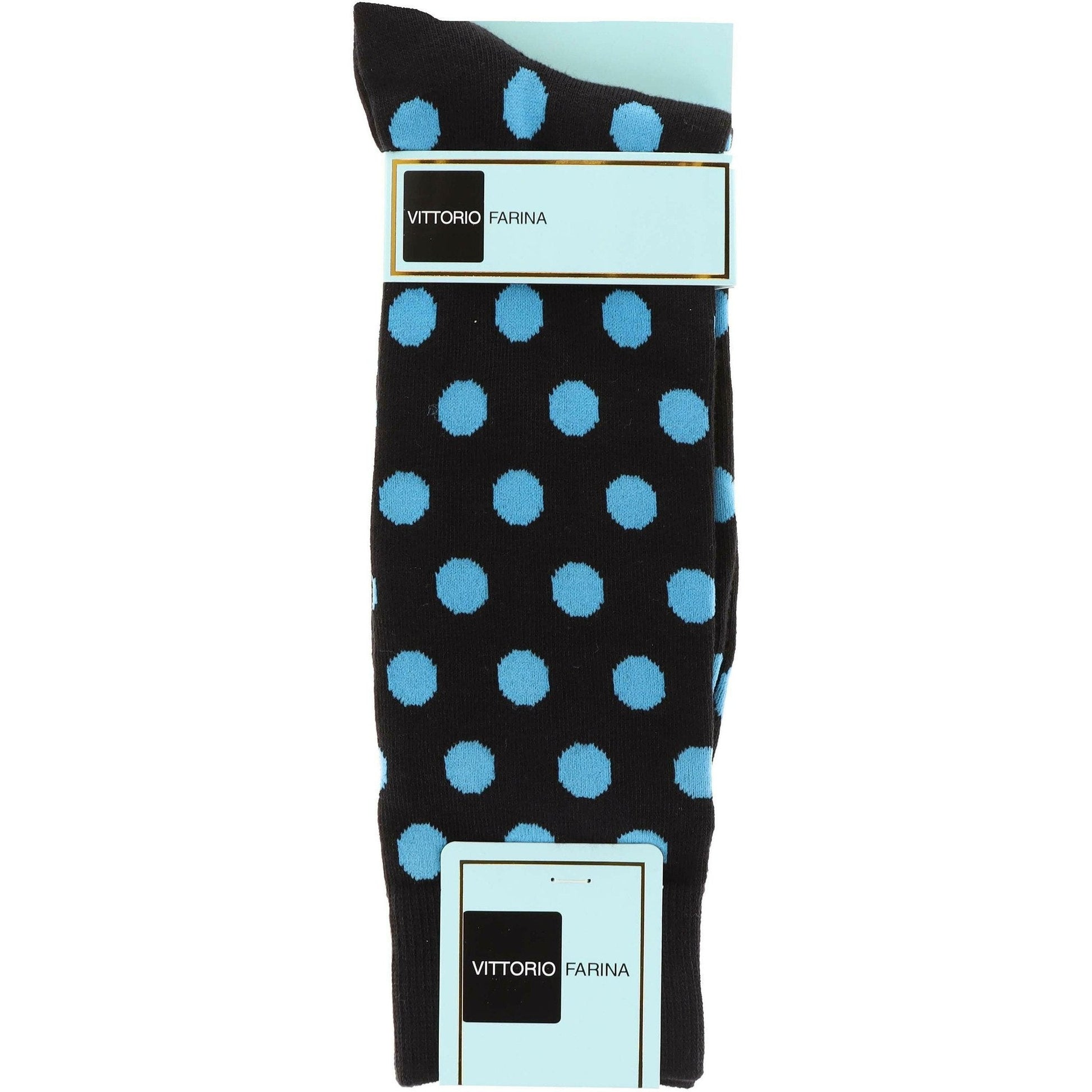 Vittorio Farina Men's Polka Dot Designer Socks by Classy Cufflinks