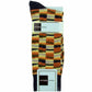 Vittorio Farina Men's Cotton Anklett Crazy Stripe Dress Socks