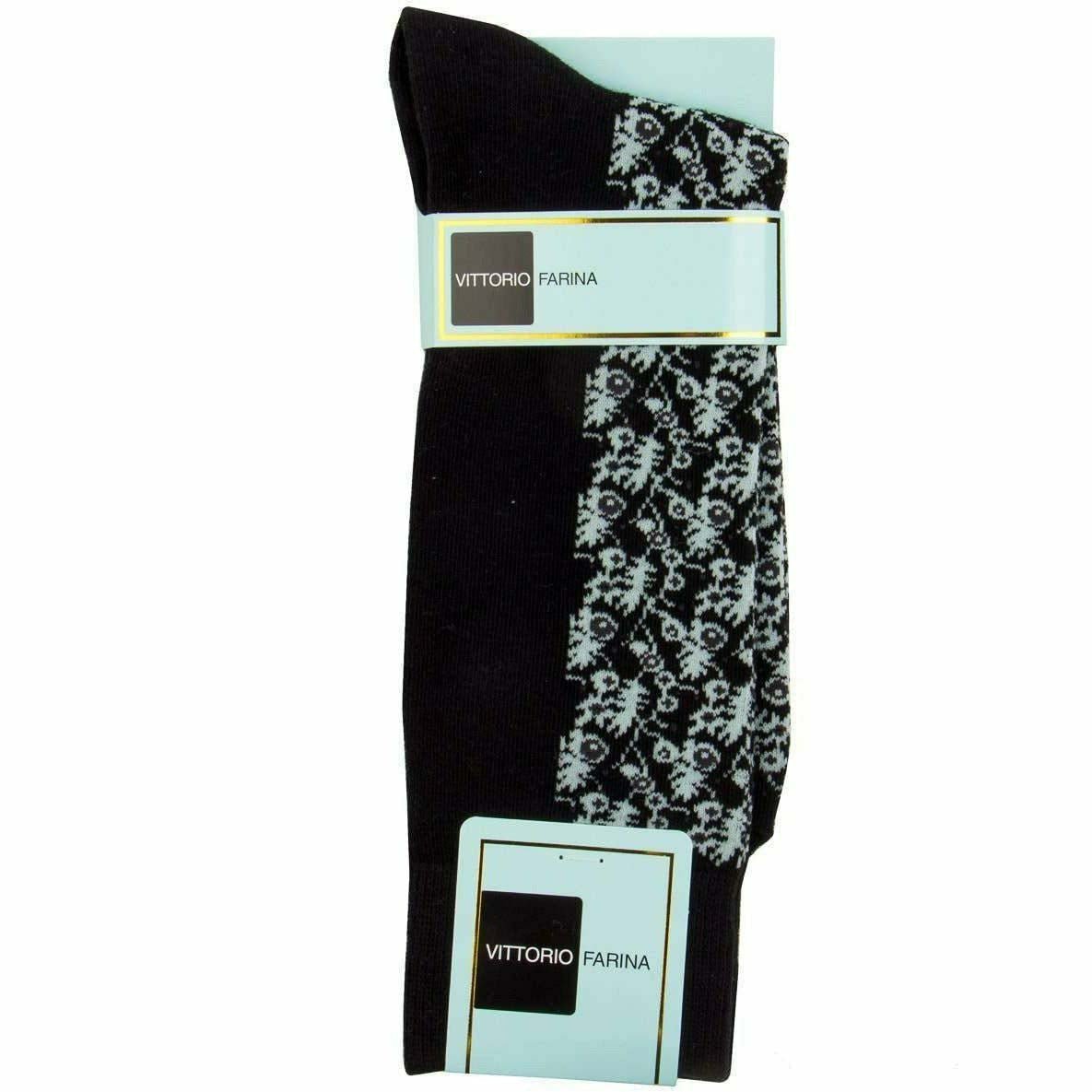 Vittorio Farina Men's Cotton Anklett Design Dress Socks