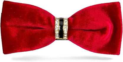 Vittorio Farina Velvet Bow Tie - vb-002 - Classy Cufflinks