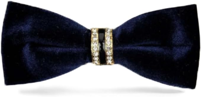 Vittorio Farina Velvet Bow Tie - vb-003 - Classy Cufflinks