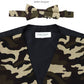 Vittorio Farina Kente Vest & Bow Tie - vest_kente_BB_camo_S - Classy Cufflinks