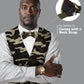 Vittorio Farina Kente Vest & Bow Tie - vest_kente_BB_camo_S - Classy Cufflinks