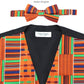 Vittorio Farina Kente Vest & Bow Tie - vest_kente_BB_Kente #1_S - Classy Cufflinks