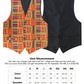 Vittorio Farina Kente Vest & Bow Tie - vest_kente_BB_Kente #1_S - Classy Cufflinks