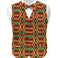 Vittorio Farina Kente Vest & Bow Tie - vest_kente_BB_Kente #2_S - Classy Cufflinks