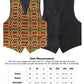 Vittorio Farina Kente Vest & Bow Tie - vest_kente_BB_Kente #2_S - Classy Cufflinks