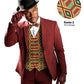 Vittorio Farina Kente Vest & Bow Tie - vest_kente_BB_Kente #2_S - Classy Cufflinks