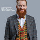 Vittorio Farina Kente Vest & Bow Tie - vest_kente_BB_Kente #2_S - Classy Cufflinks