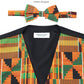 Vittorio Farina Kente Vest & Bow Tie - vest_kente_BB_Kente #3_S - Classy Cufflinks