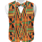 Vittorio Farina Kente Vest & Bow Tie - vest_kente_BB_Kente #3_S - Classy Cufflinks