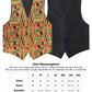 Vittorio Farina Kente Vest & Bow Tie - vest_kente_BB_Kente #3_S - Classy Cufflinks