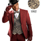 Vittorio Farina Kente Vest & Bow Tie - vest_kente_BB_leo_S - Classy Cufflinks