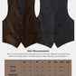 Vittorio Farina Paisley Vest Set (Black Back) Var. 01 (Black-Plum) - vest_paisley_BB_brown_XS - Classy Cufflinks