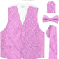 Vittorio Farina Paisley Vest Set (White Back) Var. 01 (Aqua-Mint) - vest_paisley_WB_lavender_XS - Classy Cufflinks