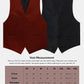 Vittorio Farina Solid Satin Vest Set (Black Back) Var. 01 (Aggie Maroon-Hunter) - vest_plain_BB_burgundy_XS - Classy Cufflinks