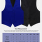 Vittorio Farina Solid Satin Vest Set (Black Back) Var. 03 (Royal-Wine) - vest_plain_BB_royal_XS - Classy Cufflinks