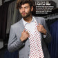 Vittorio Farina Polka Dot Vest Set - vest_polkadot_WB_whitered_S - Classy Cufflinks