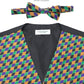 Vittorio Farina Mardi Gras Vest & Bow Tie ONLY Ver 1. - vestB_mardi_BB_Mardi #6_S - Classy Cufflinks