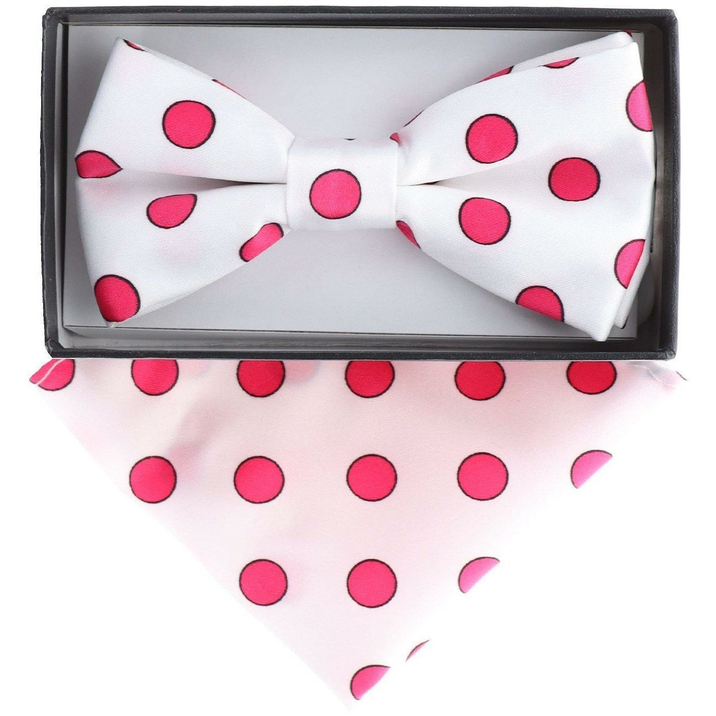 Vittorio Farina Boy's Designer Floral Print Print Bow Tie & Pocket Square by Classy Cufflinks